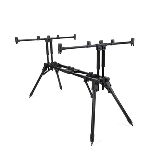 Soporte portátil Para caña <span class=keywords><strong>De</strong></span> <span class=keywords><strong>Pescar</strong></span>, Soporte ajustable <span class=keywords><strong>De</strong></span> aluminio Para carpa - Product Image 1