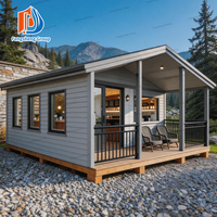 Casa Prefabricada Moderna, Casa Móvil Pequeña, Casa Modular de Lujo de 20 pies/40 pies con 3 Dormitorios para América del Norte, Casa Pequeña para Jardín Trasero