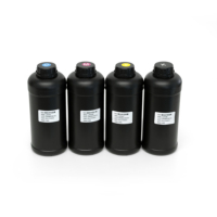 Tinta Rígida para Impresora UV, Inyección Consistente, C M Y K, 1L, para Impresión Digital Industrial