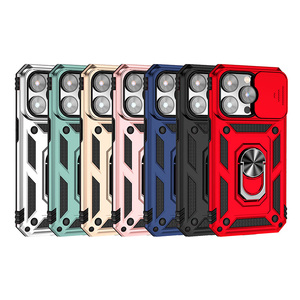 Trượt cửa sổ bảo vệ máy ảnh TPU PC Ring xe chủ trượt bìa cho <span class=keywords><strong>Iphone</strong></span> 15 14 Pro Max 13 11 12 XS XR 7 8 cộng với trường hợp - Product Image 6