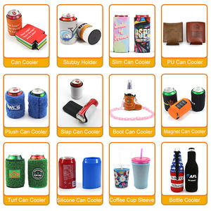 최고 품질 판촉 주문 인쇄 5mm 네오프렌 절연 병 맥주 캔 쿨러 슬리브 호주 스터비 홀더 Koozee - Product Image 6