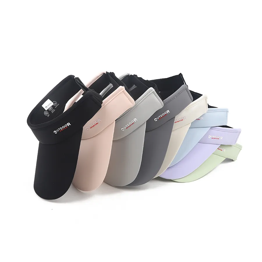 Biểu Tượng Tùy Chỉnh Trống Sun Visor Chất Lượng Cao Mát Trọng Lượng Nhẹ Chạy Hat UV Bảo Vệ Mũ Thoáng Khí Cho Ngoài Trời Thể Thao Gorras