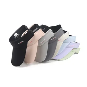 Biểu Tượng Tùy Chỉnh Trống Sun Visor Chất Lượng Cao Mát Trọng Lượng Nhẹ Chạy Hat UV Bảo Vệ Mũ Thoáng Khí Cho Ngoài Trời Thể Thao Gorras