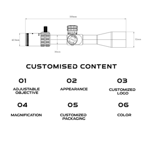 Ống ngắm quang học TYPHON 4-16x50IR FFP, ống kính 30mm, dùng cho săn bắn chiến thuật, có chức năng Zero Stop, ống ngắm kính thiên văn dùng cho săn bắn ngoài trời - Product Image 5