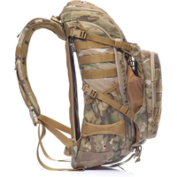 Grand sac à dos tactique imperméable pour la randonnée, les voyages, l'entraînement, design camouflage, doublure en nylon, fermeture éclair tendance pour la chasse