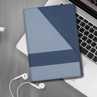 Carnet de notes à couverture rigide en cuir PU coffret cadeau Agenda personnalisé en gros cahiers d'affaires A5 agenda à feuilles mobiles personnalisé avec stylo
