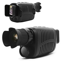 Penawaran Spesial Monokuler Penglihatan Malam Inframerah HD 4X Zoom Digital Perbesaran 5-8X Fokus Tetap Jarak Pandang 120m Bahan ABS Untuk Luar Ruangan