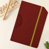 Carnet de notes personnalisé en cuir relié avec fil, couverture rigide A5/A4, pour bureau, entreprise, cadeau promotionnel, livré en coffret