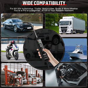 Nuevo Probador de Circuitos Automotrices JFIND JF100, Kit de Sonda de Potencia con Pantalla Digital, Probador de Circuitos de Automóvil de CC 6-30 V - Product Image 4