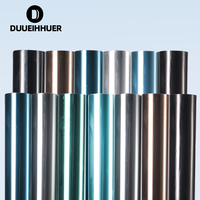 DUUEIHHUER 1,52*50m Moderne transparente Fensters icherheits folie 4mil PET-Oberflächen glas Einfache Installation für Autos Büro