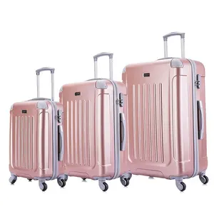 OMASKA factory 12pcs sets luggage abs wholesale SKD CKD SEMI FINISHED luggage set for women qualityfied hot selling abs luggage