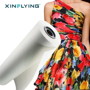 Wholesale price Fast Dry 50g/100g 200m supply roll heat transfer sublimation paper For Textile Polyester cloth