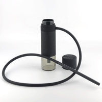 Chicha Portable en Forme de Tasse pour Voiture ou Extérieur, Narguilé Complet avec Housse de Protection Douce au Toucher, Petite Chicha Nargile Personnalisable avec Emballage LOGO