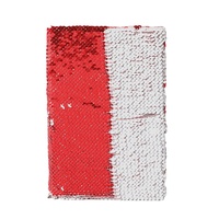 Carnet A5 pliable personnalisé avec impression par sublimation de paillettes pour les étudiants, retour à l'école