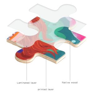 60 Piezas de Rompecabezas de Madera con Animales de Cuentos de Hadas, Personalizados, Divertidos, para Preescolar, Bebés y Jardín de Infancia - Product Image 5