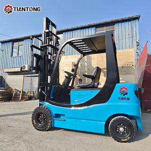 Forklift Listrik Baterai Lithium 3 Ton dengan Side Shift Stacker untuk Transportasi Kargo Berat Industri Kontainer - Product Image 1