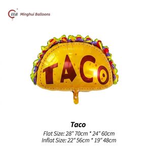 Globo de Aluminio para Fiesta Mexicana Cinco de Mayo, Globo de Piñata con Forma de <span class=keywords><strong>Taco</strong></span>, Cactus y Llama, Decoración para Fiesta Temática de México - Product Image 2