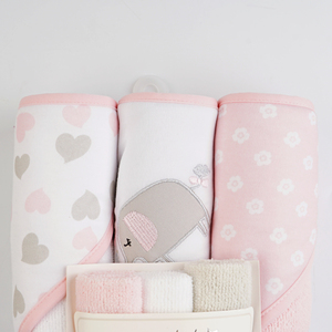 Prix bon marché <span class=keywords><strong>Bain</strong></span> à capuche Bébé Infantile Microfibre Serviette éponge <span class=keywords><strong>Poncho</strong></span> 6pc <span class=keywords><strong>Bain</strong></span> Ensemble Serviette à capuche - Product Image 5