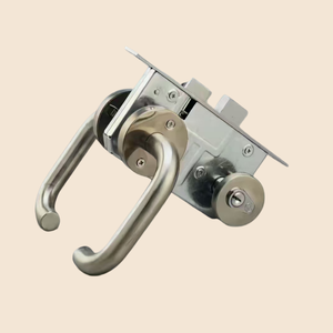 Juego de Manijas de Puerta de Acero Inoxidable de Alta Resistencia, Diseño Moderno Personalizado, con Certificación EN1906 Contra Incendios, Acabado Negro Mate Satinado, Reversible - Product Image 3
