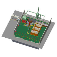Composteur de déchets alimentaires haute efficacité mis à jour, grand volume, fonctionnement automatique PLC, traitement microbien 24h/24, prix usine abordable