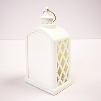 Lanterne LED Vierge de Sublimation pour Décoration de Noël, Impression par Transfert Thermique, Personnalisation DIY