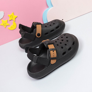 Nouvelles sandales d'été Croc pour femmes et hommes, en EVA, à semelle épaisse, souples, confortables, à bout fermé, antidérapantes, pour la maison - Product Image 5