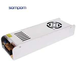 Sompom China Power Supply DC Single Output Slim 12V 360W 30A Switching Power For Led Lighting Transformer