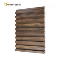 WITOP DECOR Panneau mural décoratif en bois de wpc Panneaux muraux intérieurs cannelés Panneau de bois en pvc