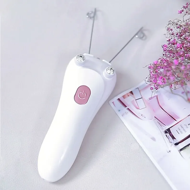 Female face remover face extractor Professional Electric Facial Hair Remover Beauty Care Machine Cotton Thread Epilator