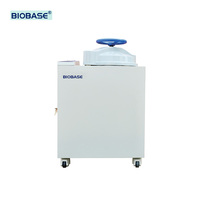 Autoclave vertical BIOBASE avec volant pour ouvrir la porte, autoclave vertical pour laboratoire