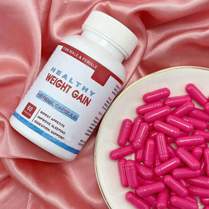 OEM aumento di peso integratori a base di erbe femminili ingrasso capsula guadagno di peso pillole di appetito muscoli Booster - Product Image 6