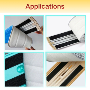 Moule d'injection personnalisé en usine pour bande de fixation en nylon écologique, tampon de serpillière réutilisable et lavable, boucle auto-agrippante, recharge rapide, remplacement - Product Image 5