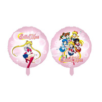 Nuevo globo de dibujos animados Sailor-Moon globo de una pieza Luffy para decoraciones de fiesta de cumpleaños de niños