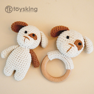 Muñeco de Perrito de Patas Cortas Tejido a Crochet - Lindo Perro de Dibujos Animados de Patas Cortas Amigurumi, Juguete de Peluche Estilo Kawaii Chibi para Decoración del Hogar - Product Image 2