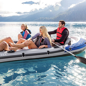 <span class=keywords><strong>INTEX</strong></span> 68325, ensemble de <span class=keywords><strong>5</strong></span> bateaux à rames, kayaks bon marché, grand <span class=keywords><strong>bateau</strong></span> de pêche gonflable en PVC pour <span class=keywords><strong>5</strong></span> personnes - Product Image 6