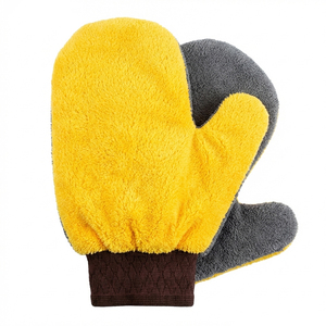 Gants de lavage de voiture anti-rayures en microfibre corail, éponge douce réutilisable <span class=keywords><strong>pour</strong></span> le detailing automobile et le lavage de camion - Product Image 1