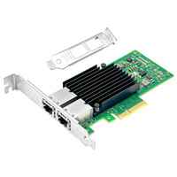 Carte réseau dédiée Vision HT-I350 PCIe 2x Gold Finger 10GbE, carte réseau serveur à port unique, port RJ45