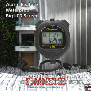 Chronomètre électronique de sport numérique à grand écran LCD, chronomètre portable léger pour enfants et adultes - Product Image 2