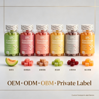 Gummies de collagène et de glutathion au melon, marque privée OEM ODM OBM, emballage personnalisé pour une peau éclatante et une beauté mondiale.