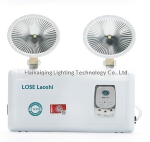 หลูชิ แอลอีดีไฟฉุกเฉินแบบสองหัว โคมไฟฉุกเฉินแบบสองหัว L4023 24V - Product Image 1
