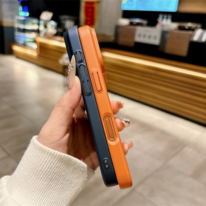 เคสโทรศัพท์แบบแม่เหล็กไร้สายสีพื้นสำหรับ iPhone 17 Pro Max 16 15 14 13 พร้อมอุปกรณ์ป้องกันเลนส์ - Product Image 2