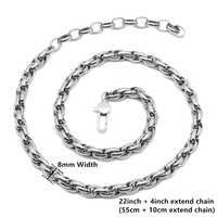 Bijoux fantaisie personnalisés OYA collier à chaîne en corde couleur or 18 ct en acier inoxydable de qualité vente en gros