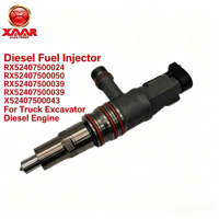 Inyector Diesel RX52407500024 RX52407500050 RX52407500039 X52407500043 para Camiones y Excavadoras con Motor Diesel