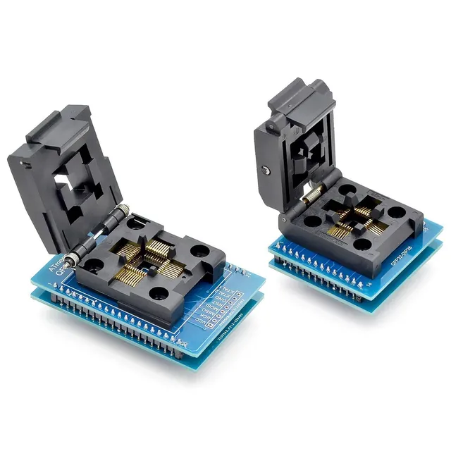 TQFP32 QFP32 to DIP28 TQFP44 QFP44 to DIP40 IC Programmer Adapter Chip Test Socket Burning Seat Integrated Circuits