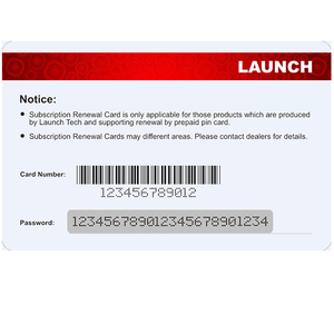 บัตรต่ออายุการสมัครสมาชิก 1 ปี สำหรับ X-431 PAD III/PAD V - Product Image 3