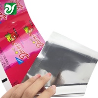 Película de sellado en frío para bolsita de turrón, película de rollo de envoltura de Chocolate de caramelo de plástico de grado alimenticio