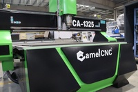 Routeur CNC rotatif 3 axes haute vitesse pour le bois, commande NC Studio Syntec, moteur pas à pas, broche à refroidissement par eau, table à rainures en T, fabriqué en Chine