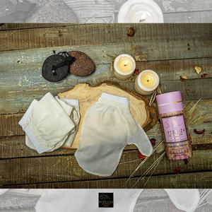 Laveuse de corps en soie de mûrier avec logo personnalisé Luffa Gang Kessa Viscose Kese Brosse à sec Éponge Gant exfoliant Bain Tan Sisal PVA - Product Image 4