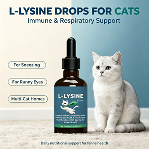 Private Label Hochwirksame Lysin-Tropfen gegen Wiederkehrende Katzenherpes-Infektionen - Product Image 3