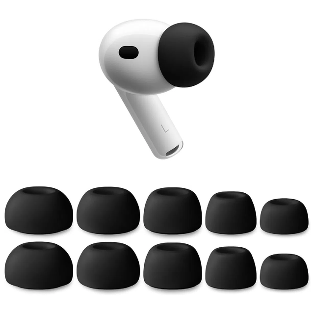 Silicone Ear Tips Replacement for Pro 2nd/1st Generation Noise Reduction Built-in Dust Guard Waterproof Breathable Eco-Friendly